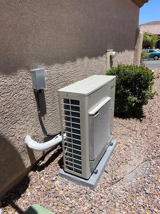 Residential air conditioning condenser unit in Lebanon